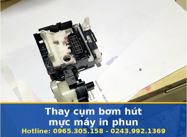 Thay Cụm Bơm Hút Mực Máy In Phun Tại Nhà Hà Nội, Có Bảo Hành