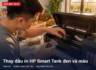 Thay đầu in HP Smart Tank tại Hà Nội | Thần Vũ