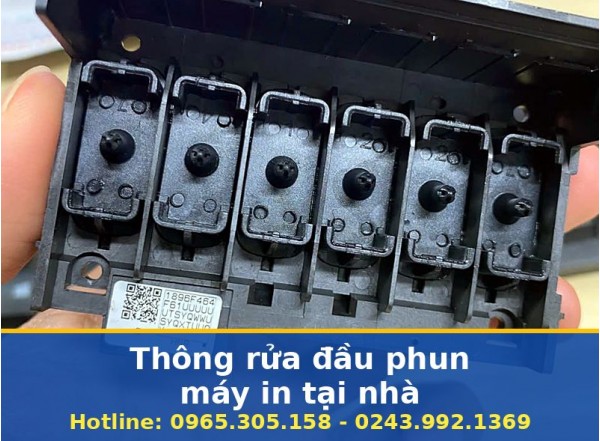 Thông Rửa Đầu Phun Máy In Tại Nhà Hà Nội Uy Tín, Có Bảo Hành