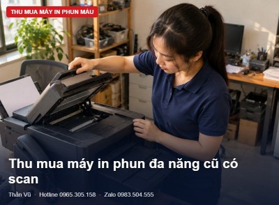 Thu mua máy in phun đa năng cũ: scan, copy, fax | Thần Vũ