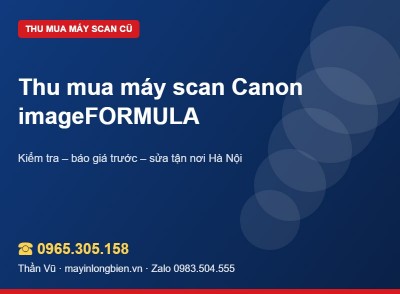 Thu mua máy scan Canon DR-C225, DR-M160II cũ | Thần Vũ
