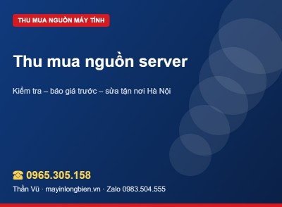 Thu mua nguồn server, nguồn dự phòng cũ | Thần Vũ