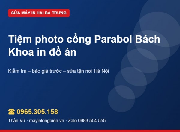 Máy in tiệm photo Bách Khoa mùa đồ án | Thần Vũ