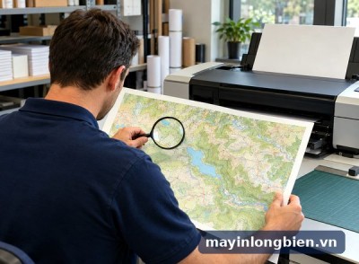 In bản đồ đồ án đứt nét mảnh, mất màu nhạt: in rõ ở Phú Diễn