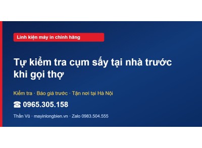 Tự kiểm tra cụm sấy tại nhà trước khi gọi thợ