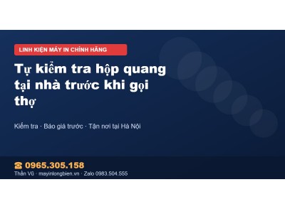 Tự kiểm tra hộp quang tại nhà trước khi gọi thợ