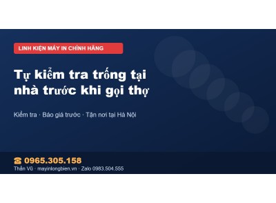 Tự kiểm tra trống tại nhà trước khi gọi thợ