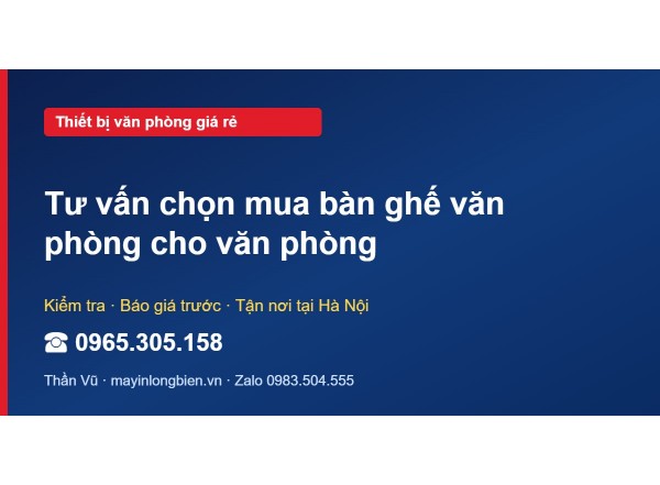 Tư vấn chọn mua bàn ghế văn phòng cho văn phòng