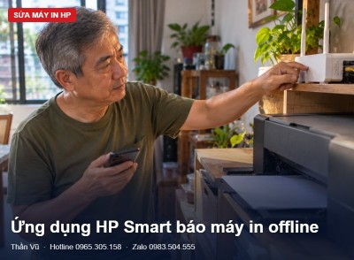 HP Smart báo máy in offline: cách kết nối lại | Thần Vũ