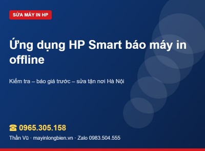 HP Smart báo máy in offline: cách kết nối lại | Thần Vũ