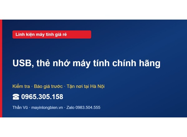 USB, thẻ nhớ máy tính chính hãng