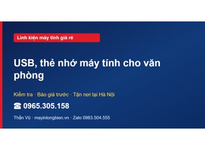 USB, thẻ nhớ máy tính cho văn phòng