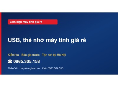 USB, thẻ nhớ máy tính giá rẻ