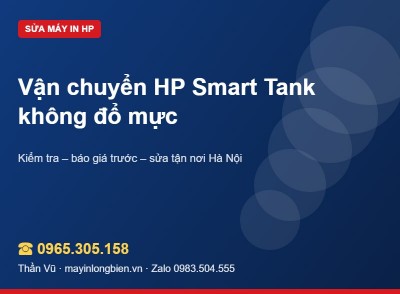 Vận chuyển HP Smart Tank không đổ mực | Thần Vũ