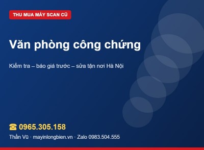 Văn phòng thanh lý máy scan cũ an toàn | Thần Vũ