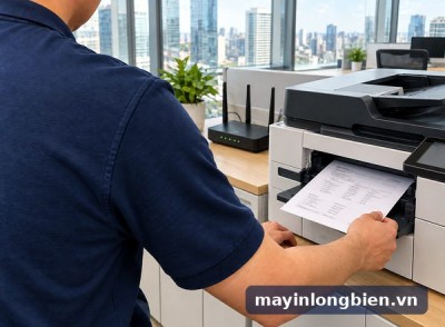 Máy in mạng mất kết nối sau đổi IP: đặt IP tĩnh ở Keangnam