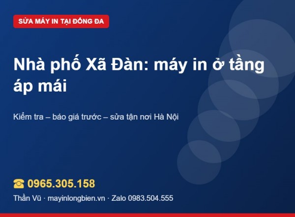 Máy in phòng nóng tầng áp mái: khô mực, cong giấy | Thần Vũ