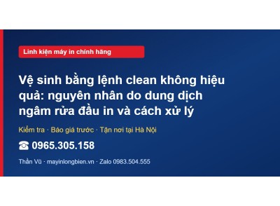 Vệ sinh bằng lệnh clean không hiệu quả: nguyên nhân do du…