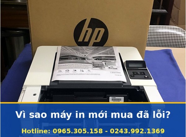 Máy In Mới Mua Đã Lỗi: Cách Xử Lý Tận Nơi Tại Hà Nội, Uy Tín