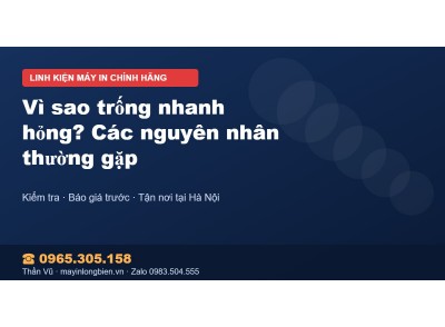 Vì sao trống nhanh hỏng? Các nguyên nhân thường gặp