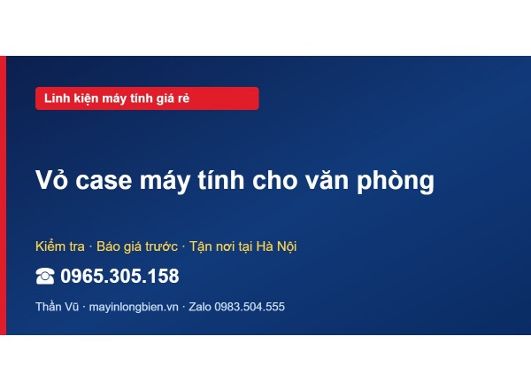 Vỏ case máy tính cho văn phòng