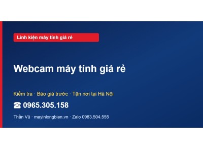 Webcam máy tính giá rẻ