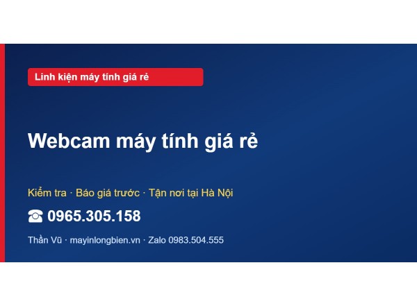 Webcam máy tính giá rẻ