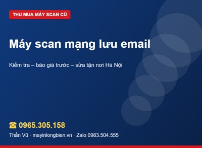 Xóa dữ liệu máy scan mạng trước khi bán | Thần Vũ