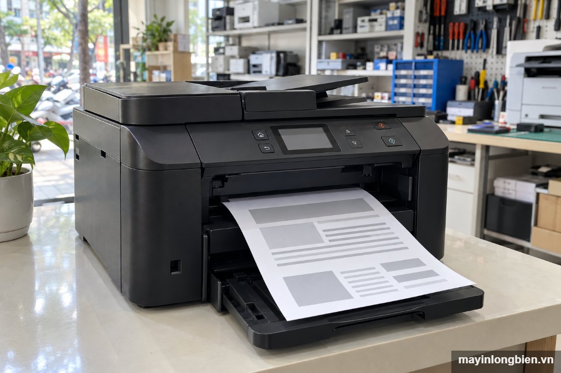 Canon iB4070 in đảo mặt tự động