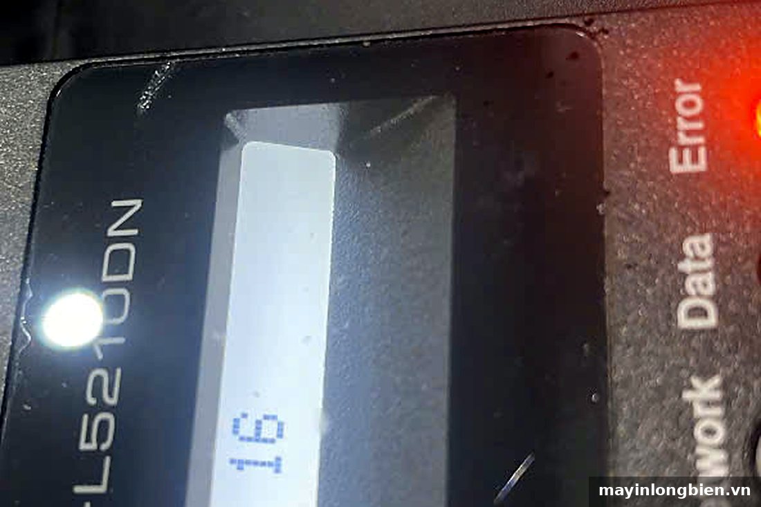 Màn hình máy in Brother L5210DN báo thay mực