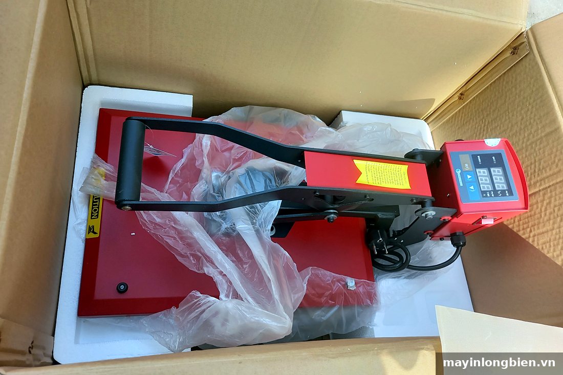 Máy ép nhiệt dùng cùng máy in chuyển nhiệt