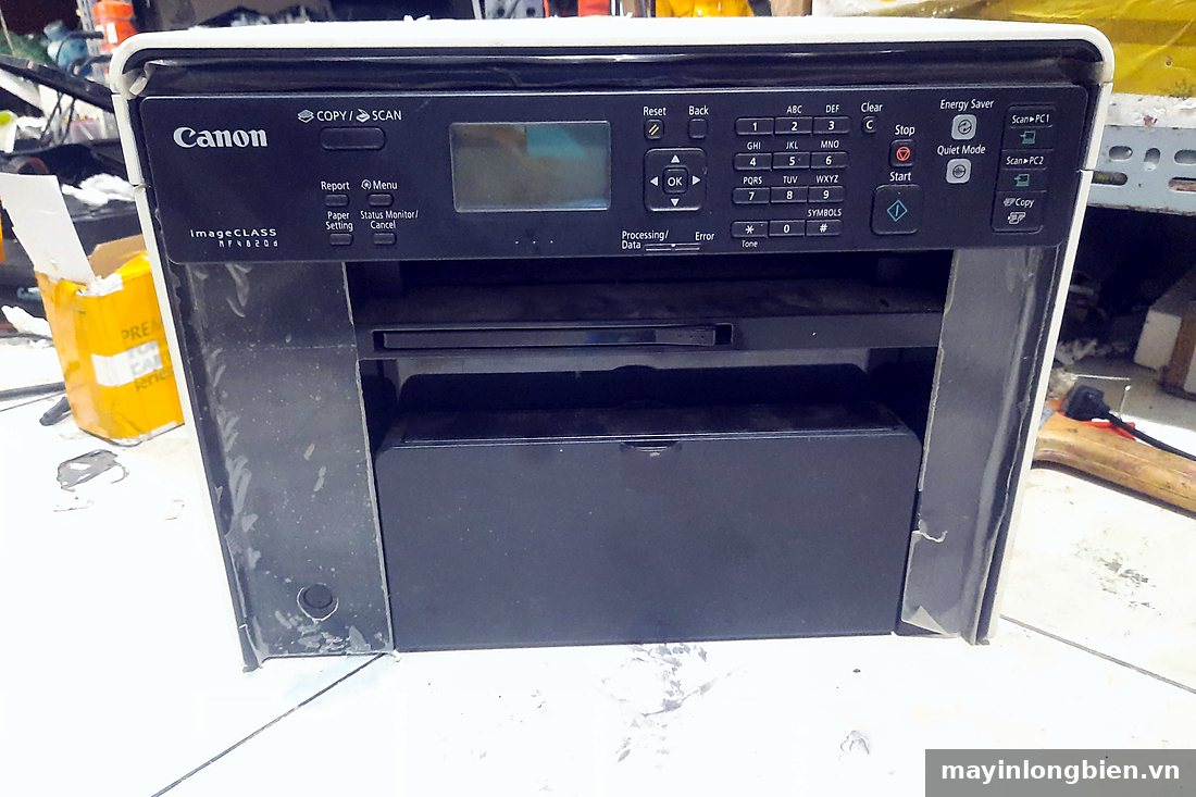 Máy in Canon MF 4820d với bảng điều khiển