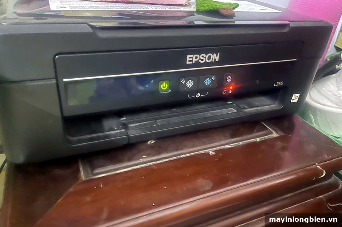 Máy in Epson L360 báo đèn đỏ cần kiểm tra bộ đếm mực thải Máy in Epson L360 báo đèn đỏ cần kiểm tra bộ đếm mực thải