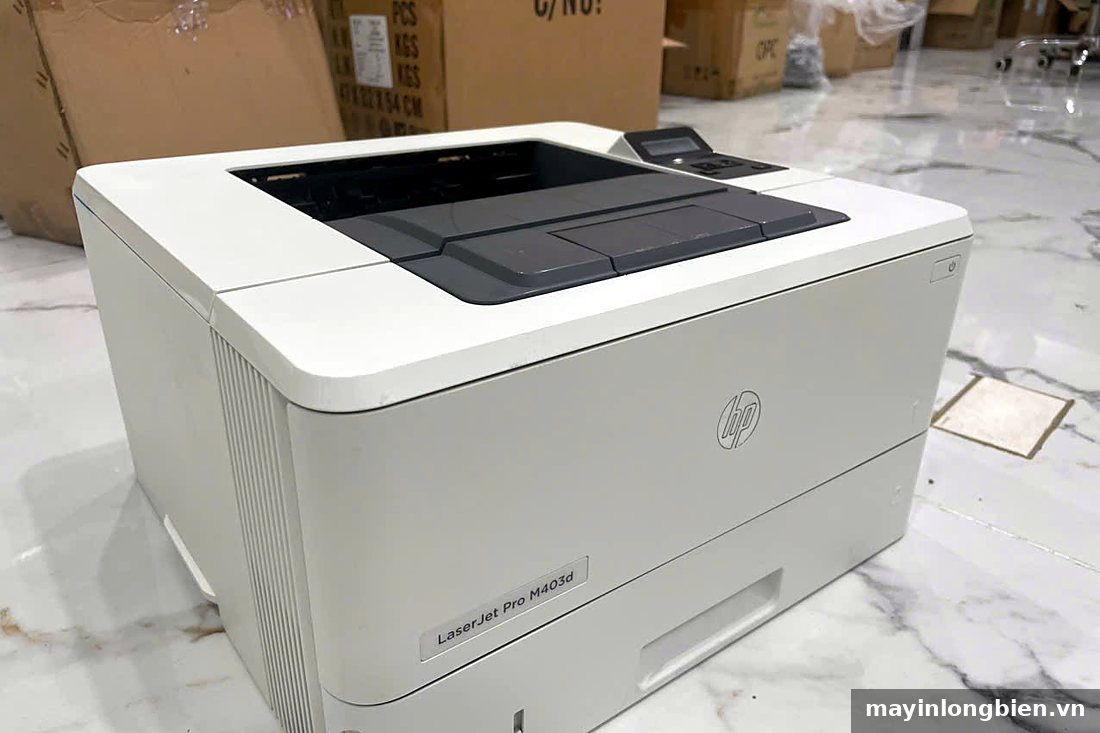 Máy in HP M403 nhìn ngang