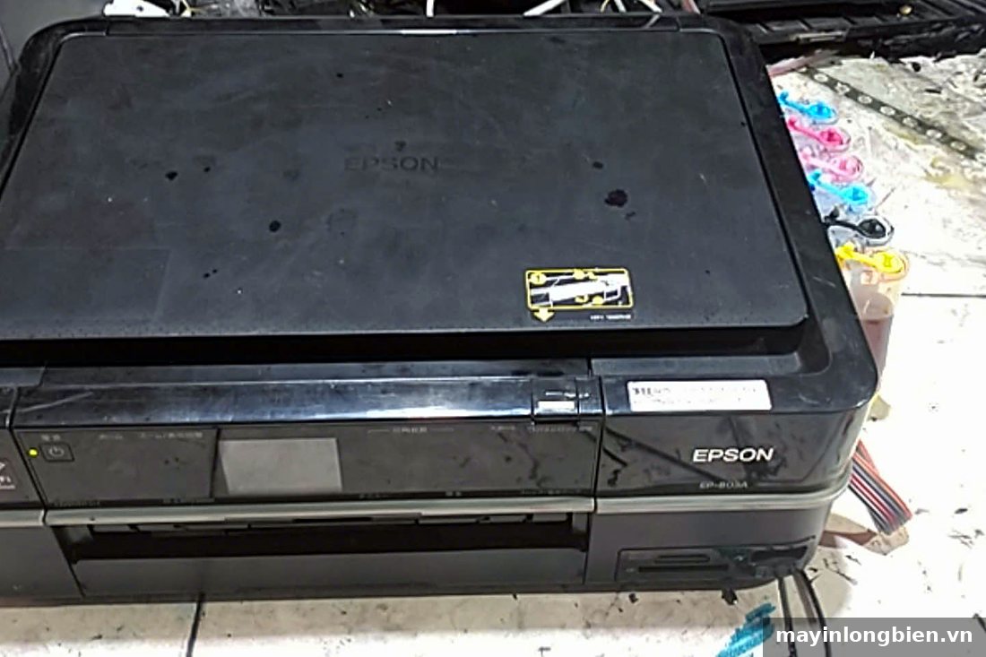 Máy in phun màu Epson đa năng đóng nắp