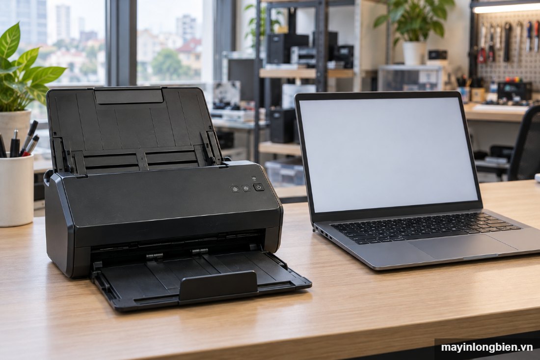 Máy scan HP 3000 s2 kết nối laptop