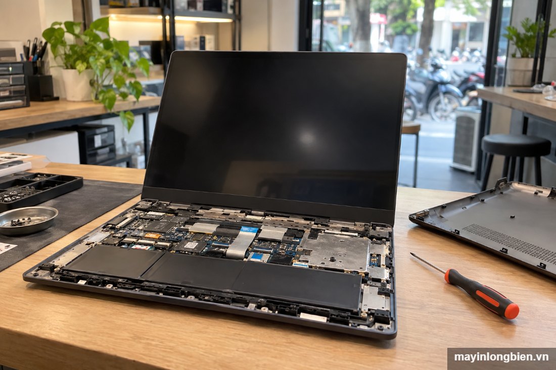 Mở máy laptop Asus để thay bàn phím Mở máy laptop Asus để thay bàn phím