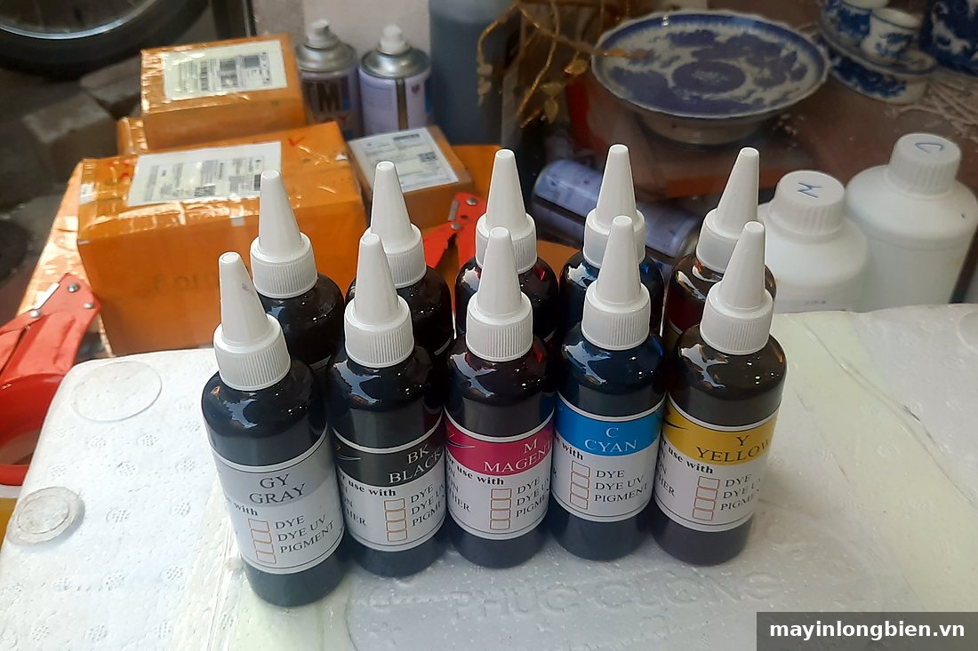 Mực dye dùng cho máy in Canon Pro 100 Mực dye dùng cho máy in Canon Pro 100